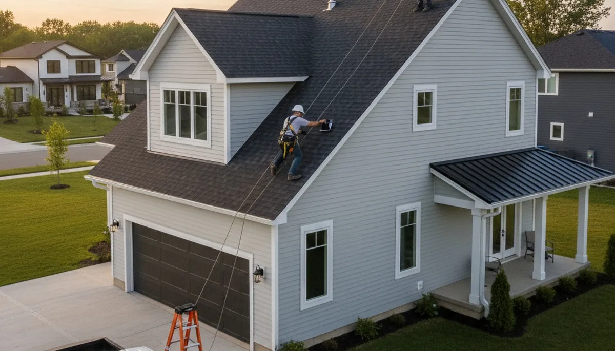 Professional roof inspection by vinyl-siding experts in Dallas, TX ensuring storm-ready home exterior