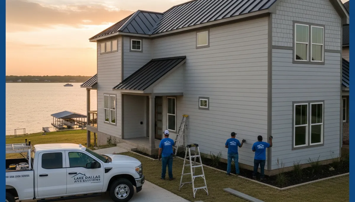 Professional vinyl siding installation by expert contractors in Dallas, TX