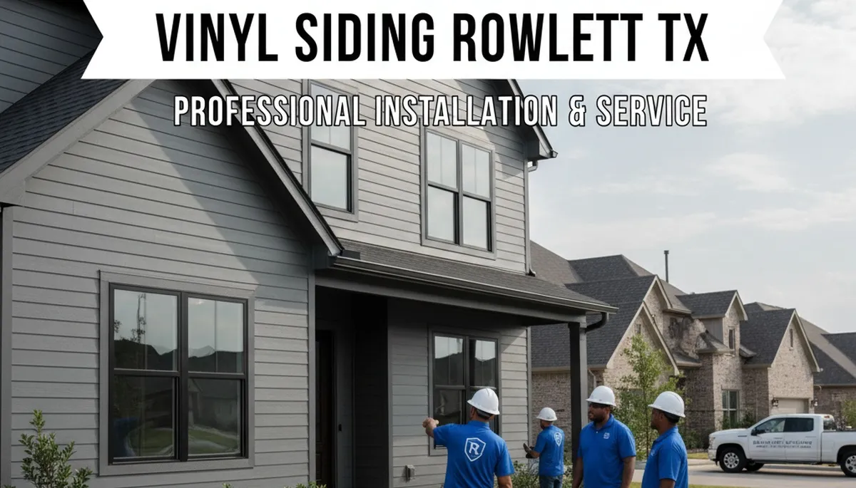 Vinyl siding installation by expert contractors in Dallas, TX homes and exterior renovations