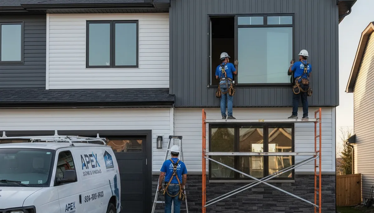 Professional window replacement and vinyl siding installation in Dallas, TX by Next Level Exteriors